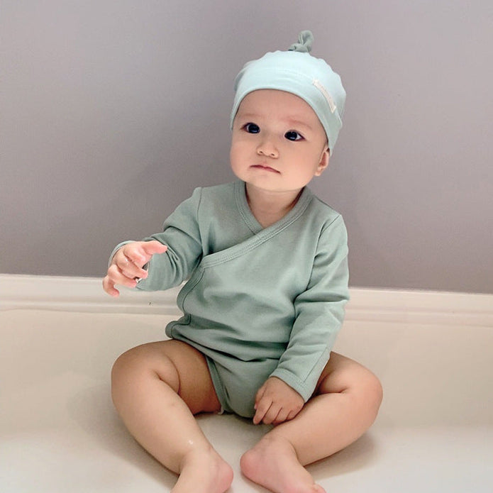 ベビーコットンロンパース(6color)