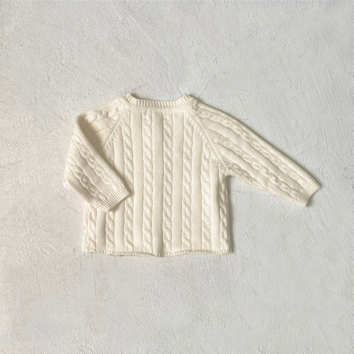 縄編みショコラニットカーディガン(3color)