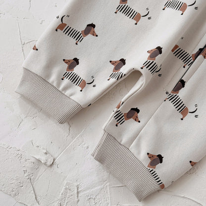 フレンチドッグロンパース