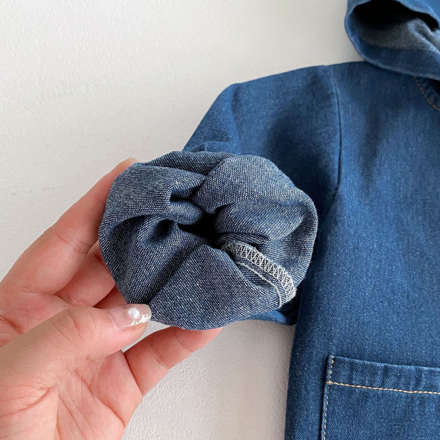 フードデニムジャケット