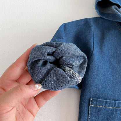 フードデニムジャケット