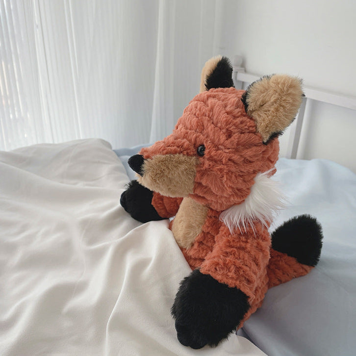 🅽🅴🆆 standing hair fox stuffed toy