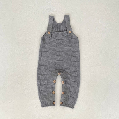 ベビーサロペットロングニット(3color)