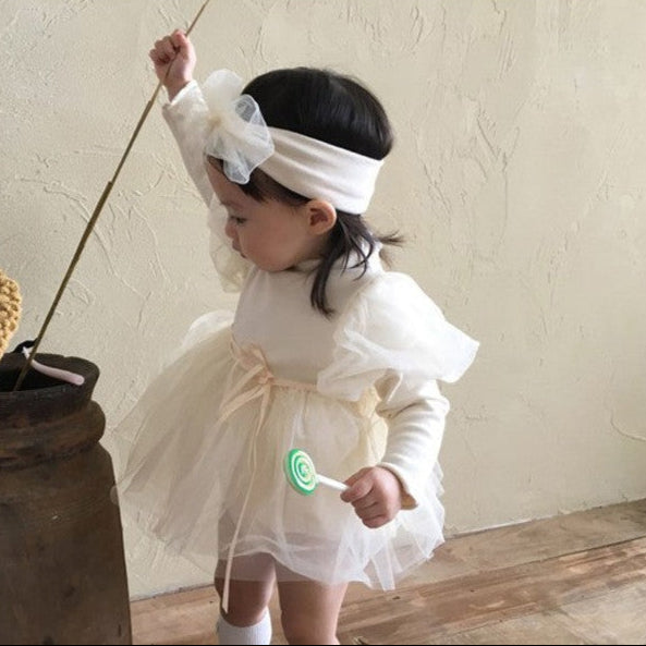 🅽🅴🆆 ナチュラルセレモニーベビーロンパース(2color)