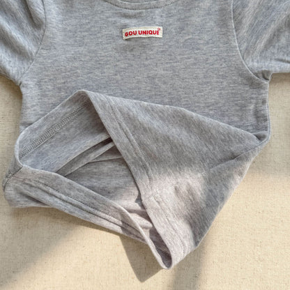 🅽🅴🆆 [3color / 80-130] 杢カラーシックサマーシャツ