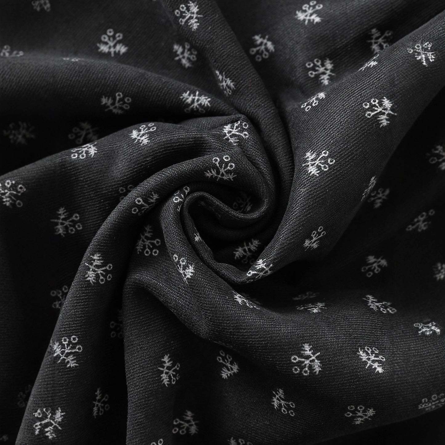 🅽🅴🆆 モノトーン小花柄ワンピース