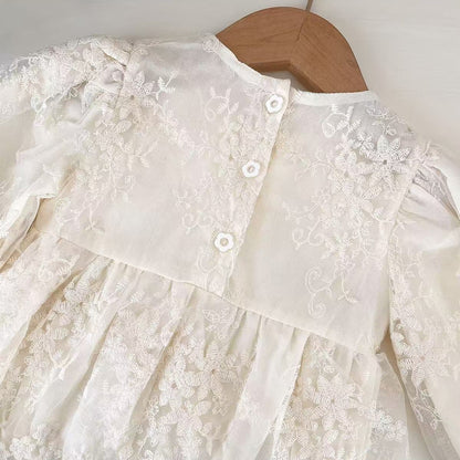 🅽🅴🆆 ヨーロピアンレースドレスロンパース