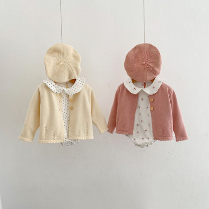 北欧シンプルニットカーディガン(2color)