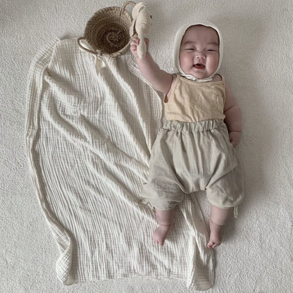 🅽🅴🆆 [2color / 66-90] コットンゆったりベビーパンツ