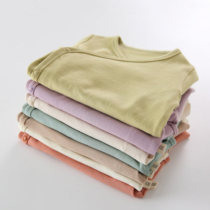 ベビーコットンロンパース(6color)