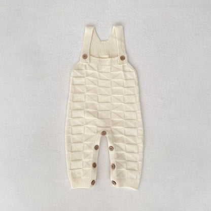 ベビーサロペットロングニット(3color)