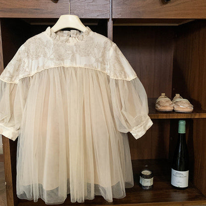 🅽🅴🆆 フラワー切替チュールドレス