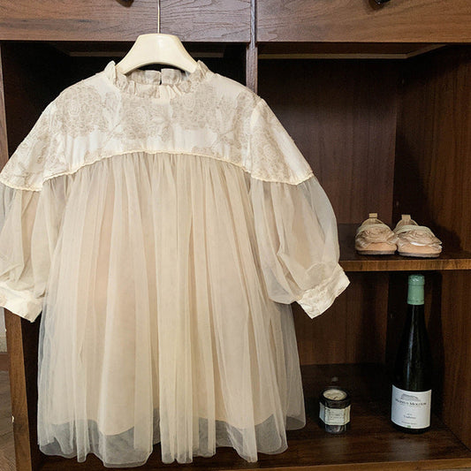 🅽🅴🆆 フラワー切替チュールドレス