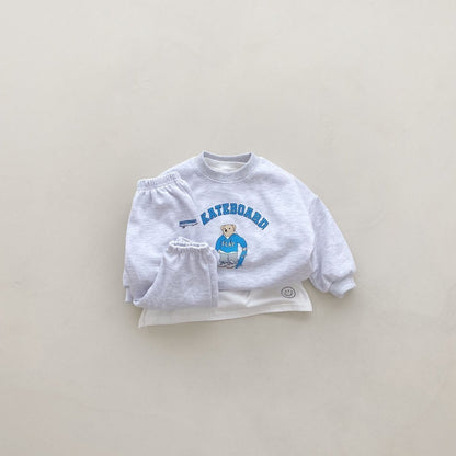 ストリートベアスウェットセットアップ(2color)