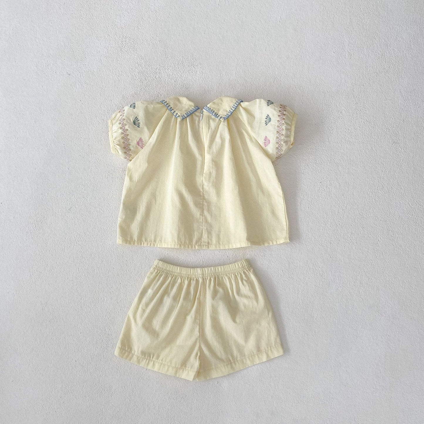 🅽🅴🆆 [73-100] 北欧お花刺繍サマーセットアップ