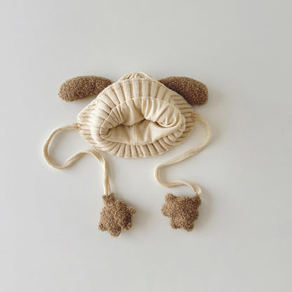 🅽🅴🆆 わんわんキョロニット帽子(3color)