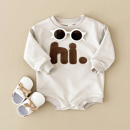 もこロゴスウェットロンパース