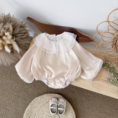シフォンふんわりロンパース