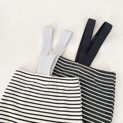 ボーダーサスペンダーレギンス(2color)