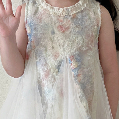 [90-140] パステルフローラルドレス