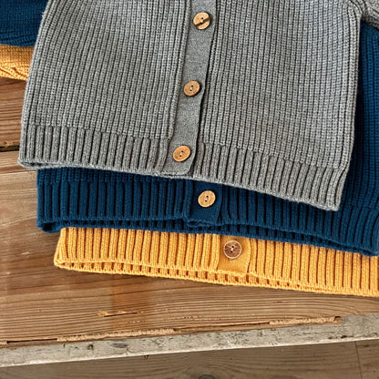 とんがりフードカーディガン(3color)