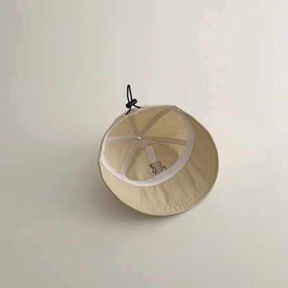 クマさん刺繍アーチキャップ(4color)