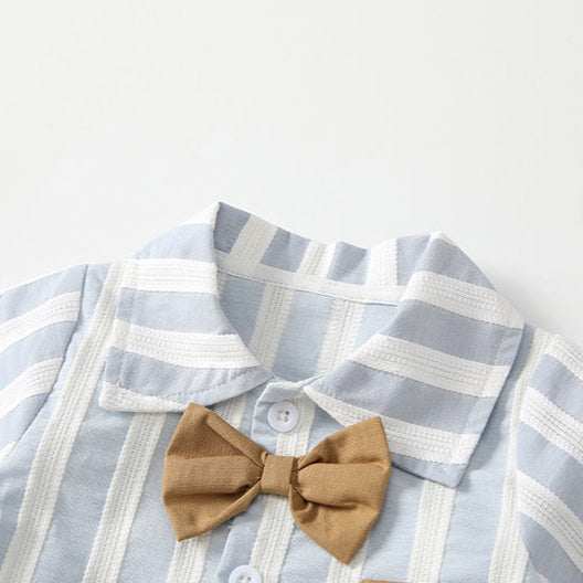 🅽🅴🆆 ストライプベビーセレモニーロンパース