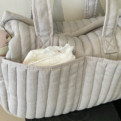 キルティング収納ショルダーバッグ