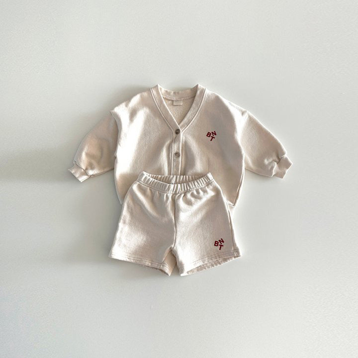 スウェットカーディガンセットアップ(2color)