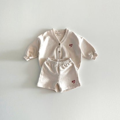 スウェットカーディガンセットアップ(2color)