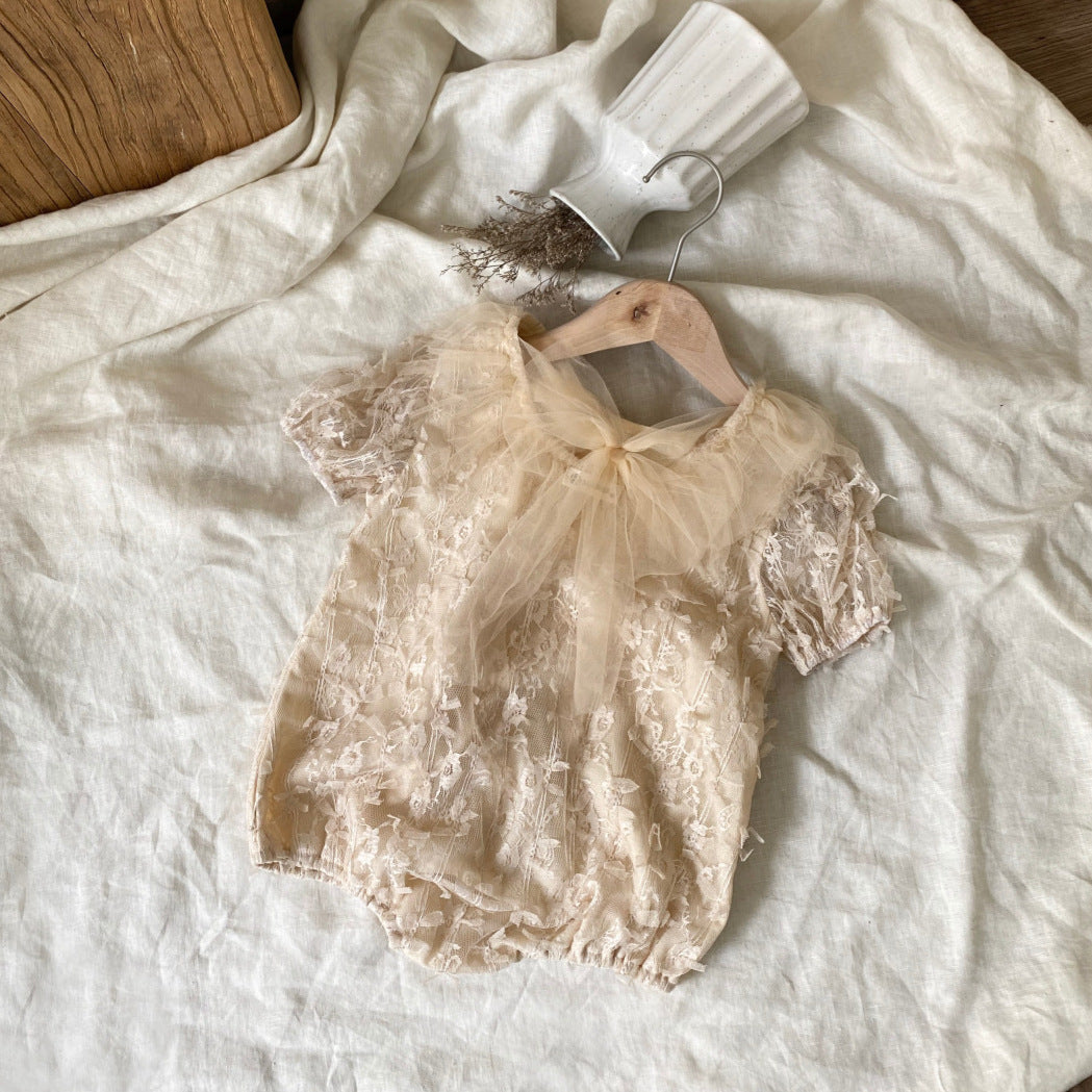 シャワーレースセレモニーロンパース(2color)