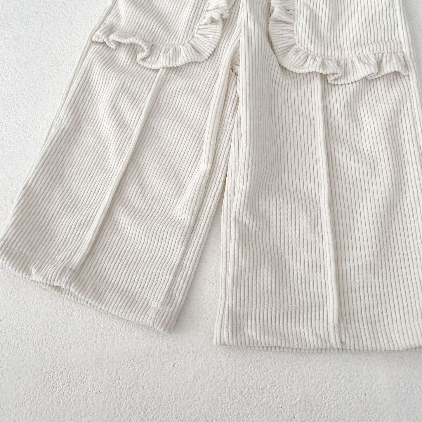 コーデュロイフリルポケットパンツ(2color)