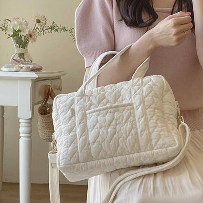 ハートキルティングスクエアベビーバッグ