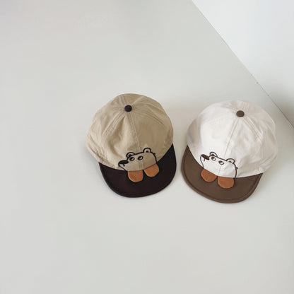 🅽🅴🆆 [4color / one size] カジュアルベアデザインキャップ