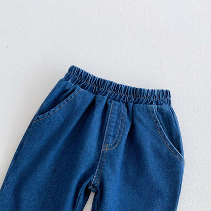 裾フレアデニムパンツ(2color)