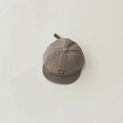 ベア刺繍カジュアルキャップ(4color)