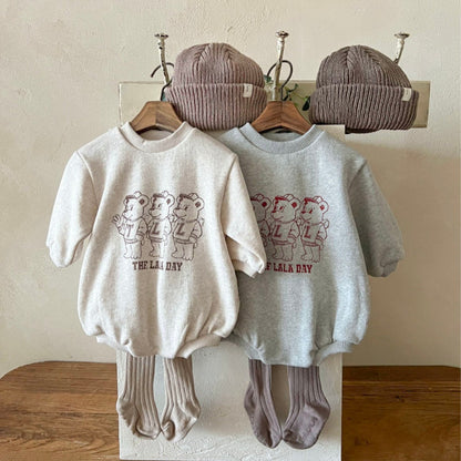 ベアブラザースウェットロンパース(2color)