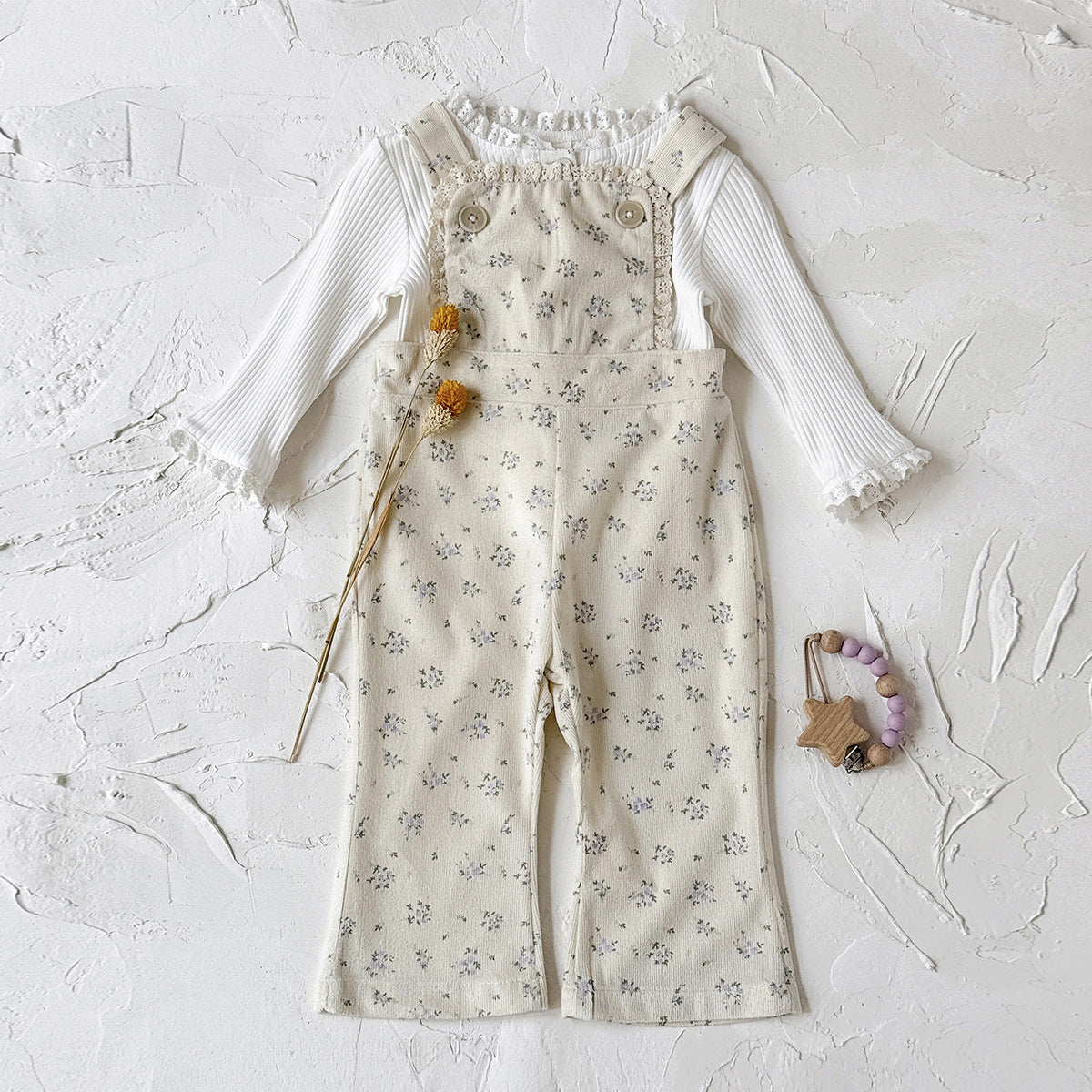 フローラルナチュラルオーバーオール