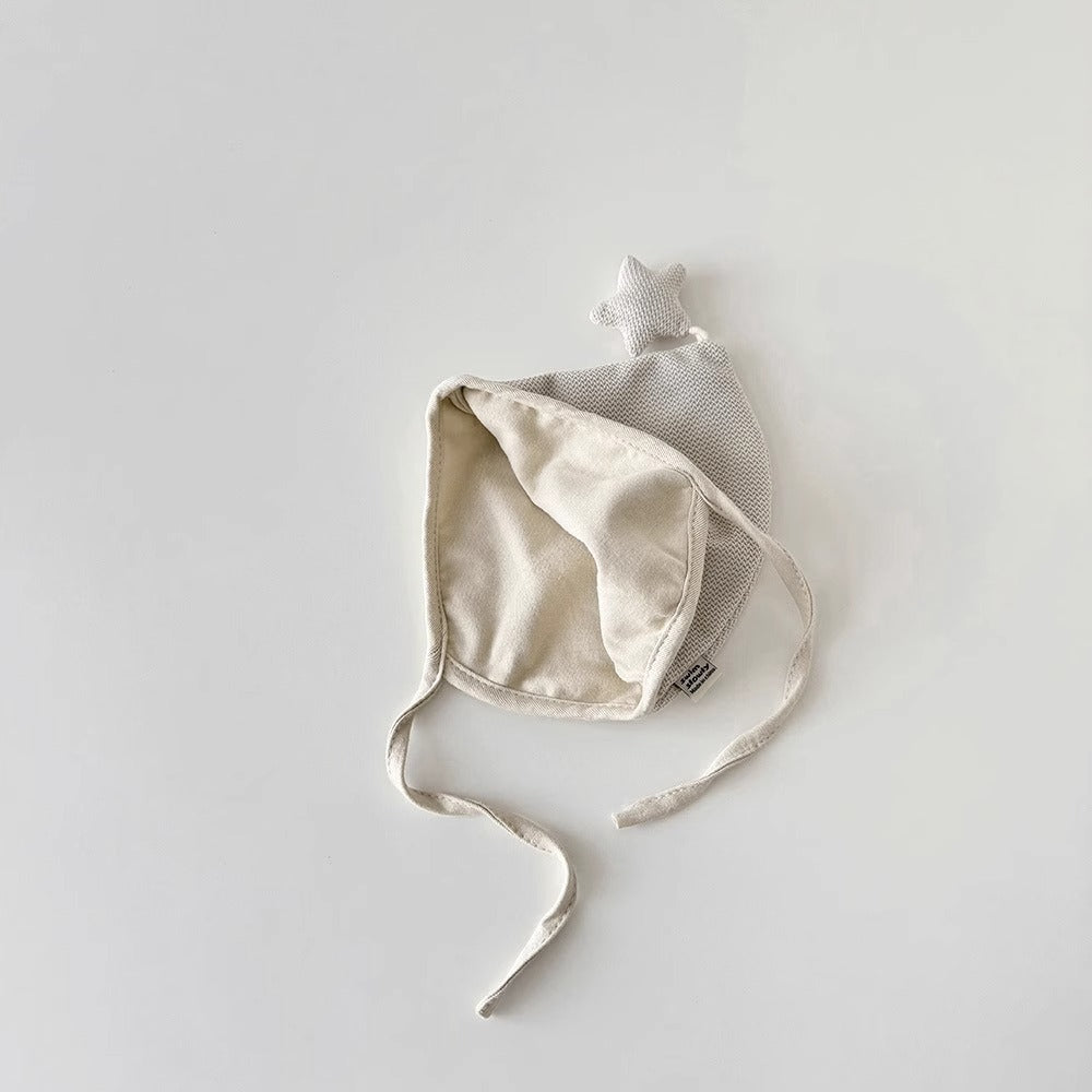 スターベビーナチュラルボンネット(2color)