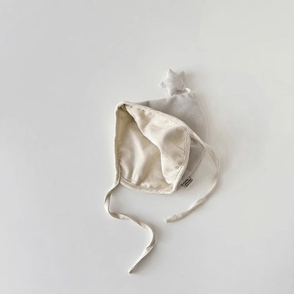 スターベビーナチュラルボンネット(2color)