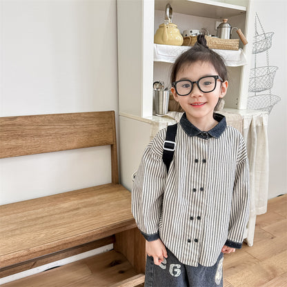 ストライプデニムジャケット(2color)