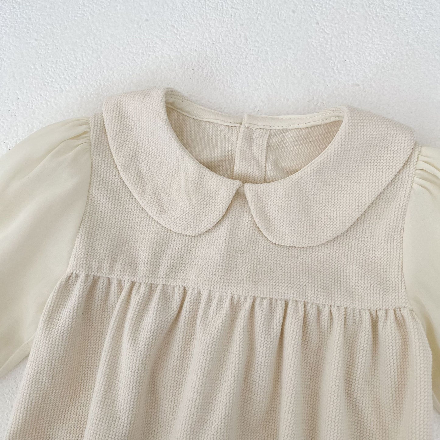 コーデュロイ切り替えロンパース(2color)