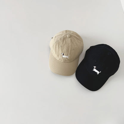 ダックス刺繍キッズキャップ(11color)