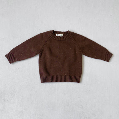 🅽🅴🆆 [2color / 73-100] ラウンドネックネップニットトップス