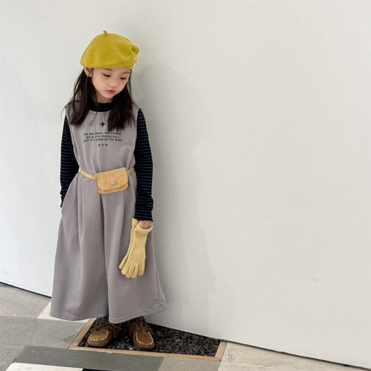 🅽🅴🆆 [2color / 80-130] ゆったりワイドレッグオールインワン