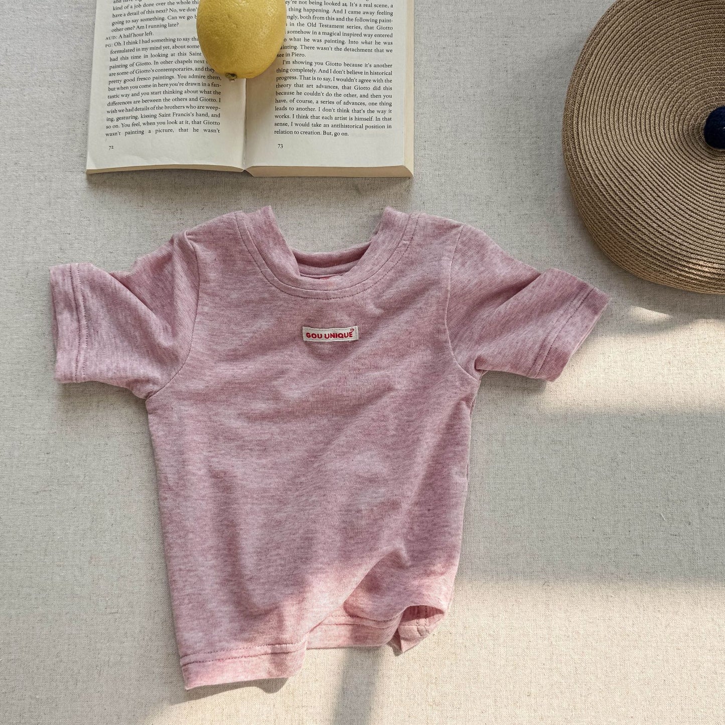 🅽🅴🆆 [3color / 80-130] 杢カラーシックサマーシャツ