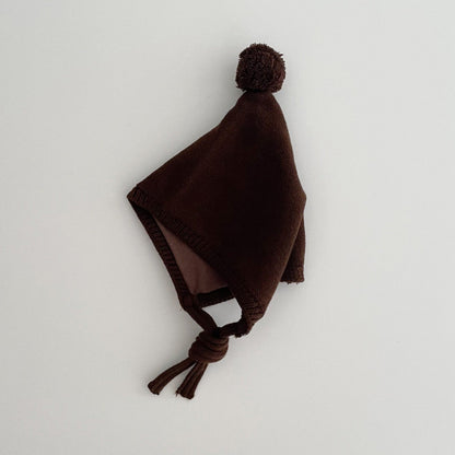 とんがりボンボンニットボンネット(10color)