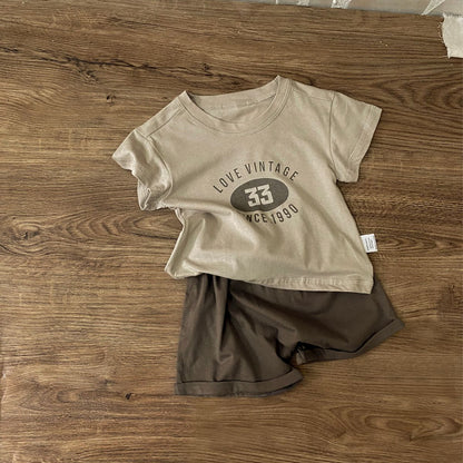 [4color / 66-110] ベビーボーイ&キッズカジュアルセットアップ