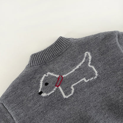 ドッグニットカーディガン