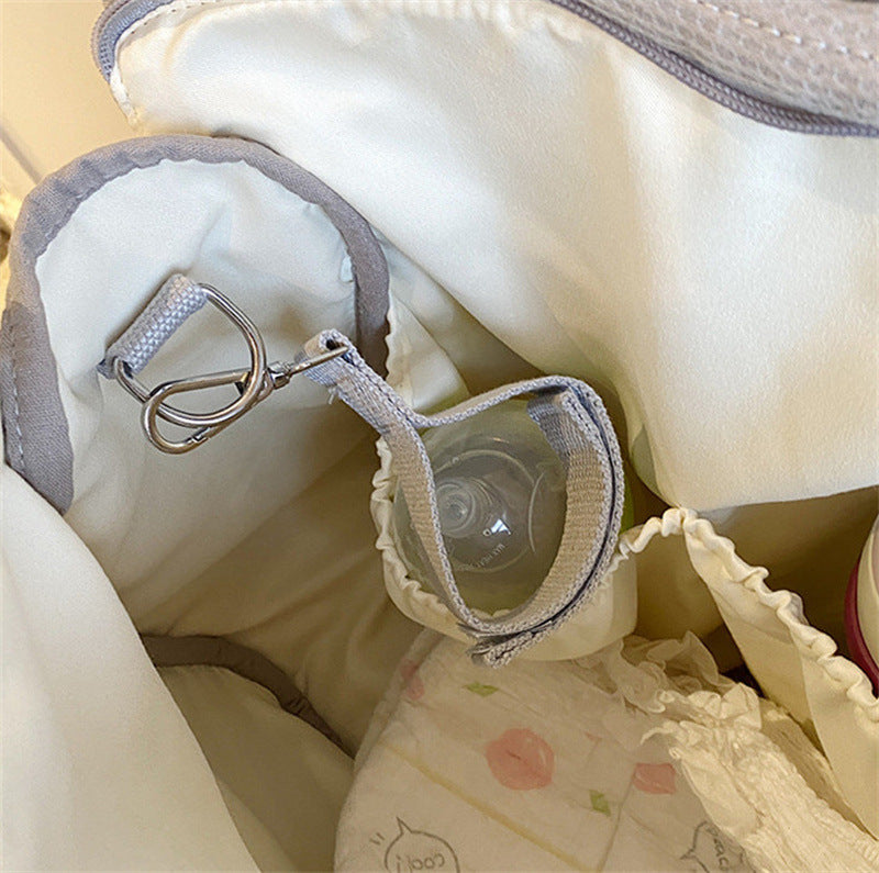 キルティング収納ショルダーバッグ